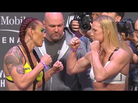 Cris Cyborg vs. Holly Holm - Weigh-in Face-Off - (UFC 219: Cyborg vs. Holm) - /r/WMMA
