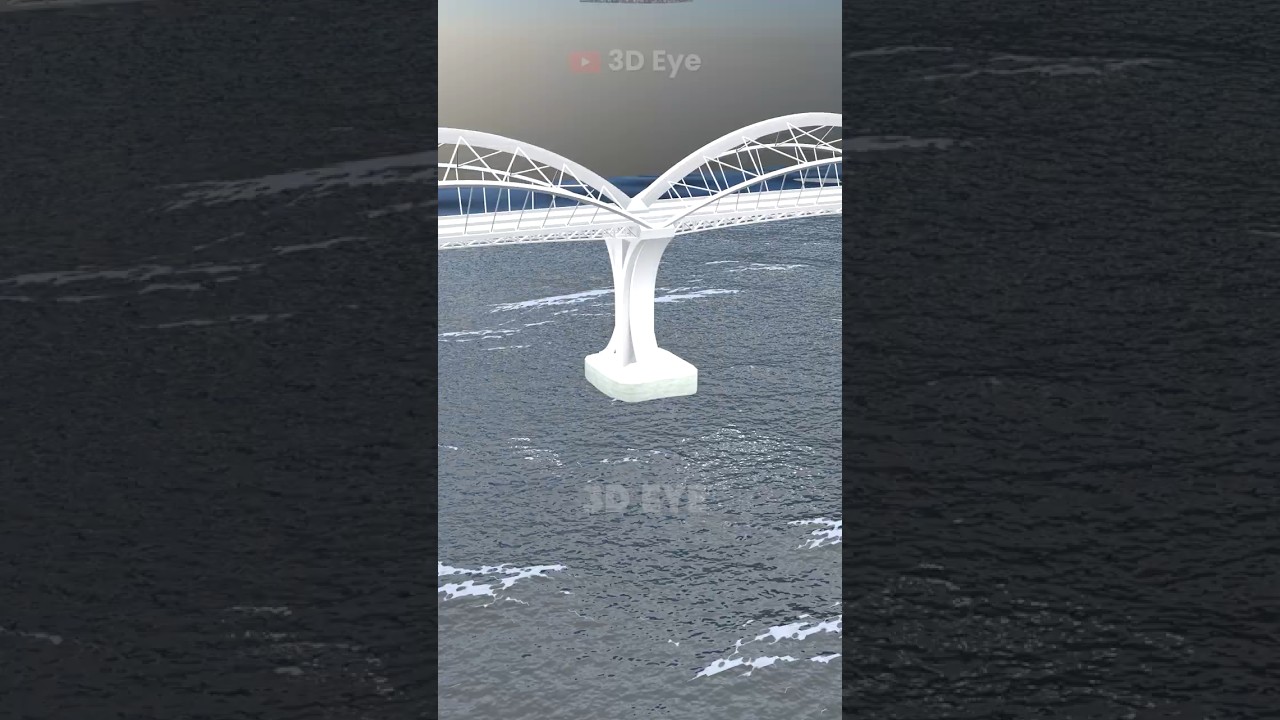How Bridge Pillars Are Built Underwater | 3D Animation
