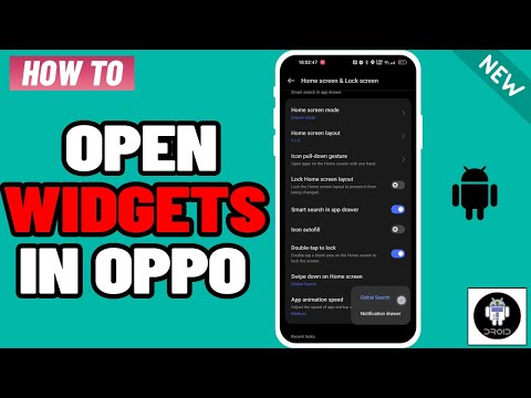 How to Open Widgets in oppo 2026 | Add  Widgets on Home Screen of OPPO