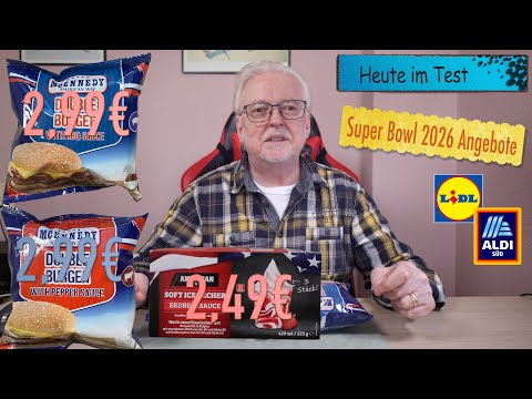 #5 Super Bowl 2026 - Double Burger for the microwave from Lidl - Ice cream from Aldi Süd - Ready ...