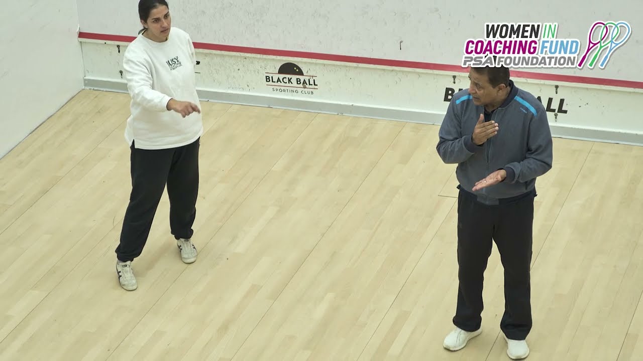 Egyptian Squash Legend Omneya Abdel Kawy takes part in Women In Coaching Fund Course in Egypt!