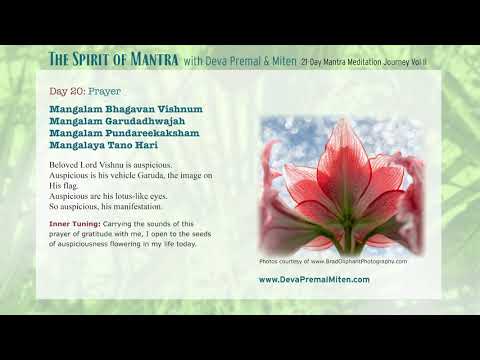 The Spirit of Mantra: 21-Day Mantra Meditation Journey Vol. II - Day 20