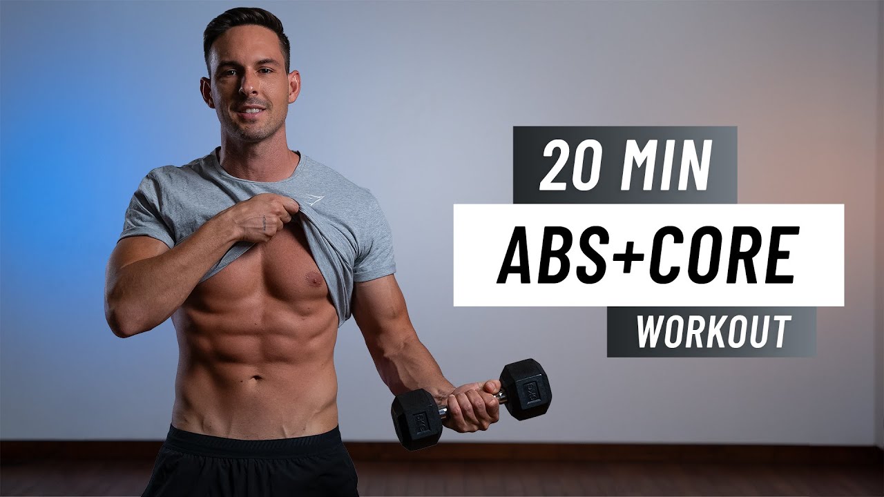 20 MIN INTENSE ABS + CORE WORKOUT (Dumbbell + Bodyweight) - YouTube