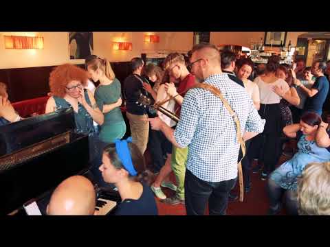Vienna Sugar Blues 2018 - Jam at Monday Hangover Brunch - Stefano, Joshua, Mikey, Magdalena