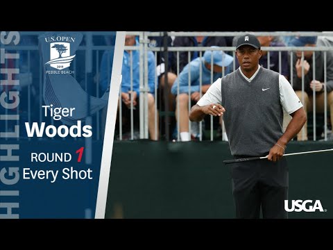 2019 U.S. Open: Every Shot of Tiger Woods' First-Round 70