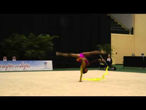 Nastasya Generalova - Ribbon Finals - 2013 U.S. Rhythmic Championships