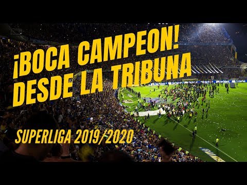 "BOCA JUNIORS CAMPEON 2020 | Desde la Tribuna" Barra: La 12 • Club: Boca Juniors