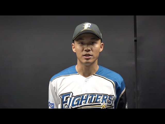 北海道日本火腿・王柏融給台灣球迷的訊息