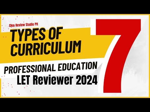 7 TYPES OF CURRICULUM | LET REVIEW