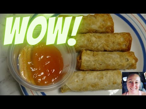 Air Fryer Frozen Eggrolls | How To Cook Eggrolls In The Air Fryer | Ninja Foodi Air Fryer