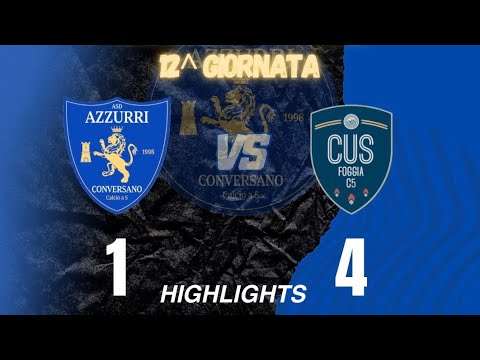 Azzurri Conversano - Cus Foggia 1-4
