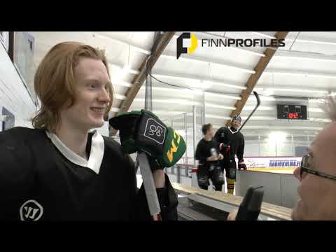 KOOVEE:n nuori hyökkääjä Roby Järventie aamujäiden jälkeen