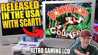 A Retro LCD TV Released In The USA With RGB SCART?? Samsung SyncMaster 910MP SNES Test!