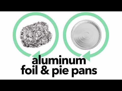 What Items Go Where! Aluminum Foil & Pie Pans