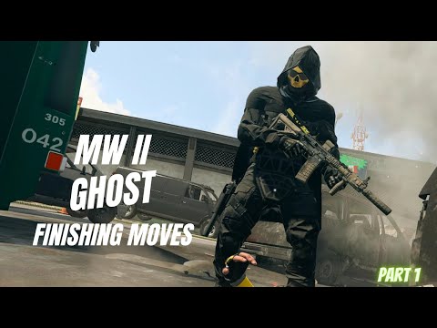 Call of Duty: Modern Warfare II "All Ghost Skins with  Finishing Moves" PART 1