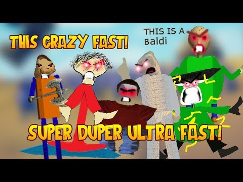 REACH ANGRY! | Bully's Basics Swapper In SUPER DUPER ULTRA FAST! [Baldi's Basics Mod]