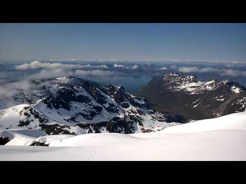 Panoramic view from Møysalen at Hinnøya, Lofoten/Vesterålen