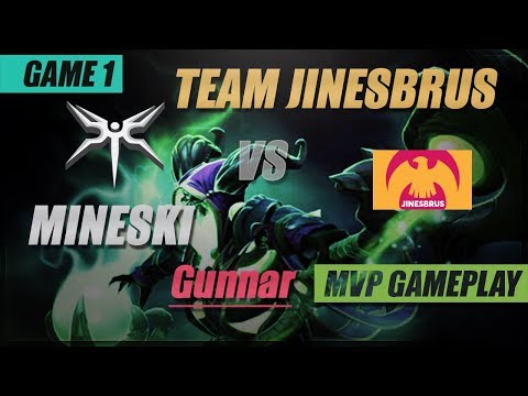 Gunnar MVP Gameplay | Mineski vs Team Jinesbrus | Game 1