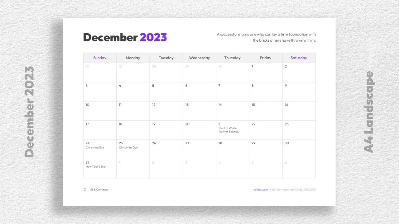 Free Printable 2023 Monthly Calendar with Holidays Free Download