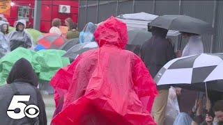 Walmart AMP experiences rainy weather during opening weekend