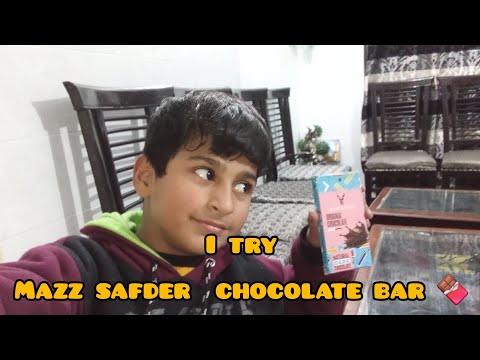 i try maaz safdar chocolate bar 🍫