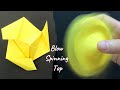 Blow Spinning Top / Fun & Easy Origami /Paper Craft
