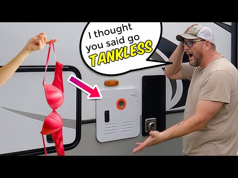 Fogatti tankless RV water heater install!