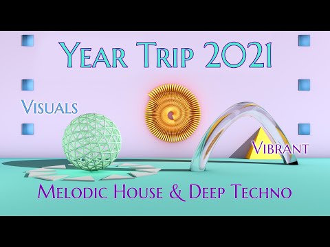 Best of Year Trip 2021 - Vibrant Melodic House & Deep Techno - Visuals