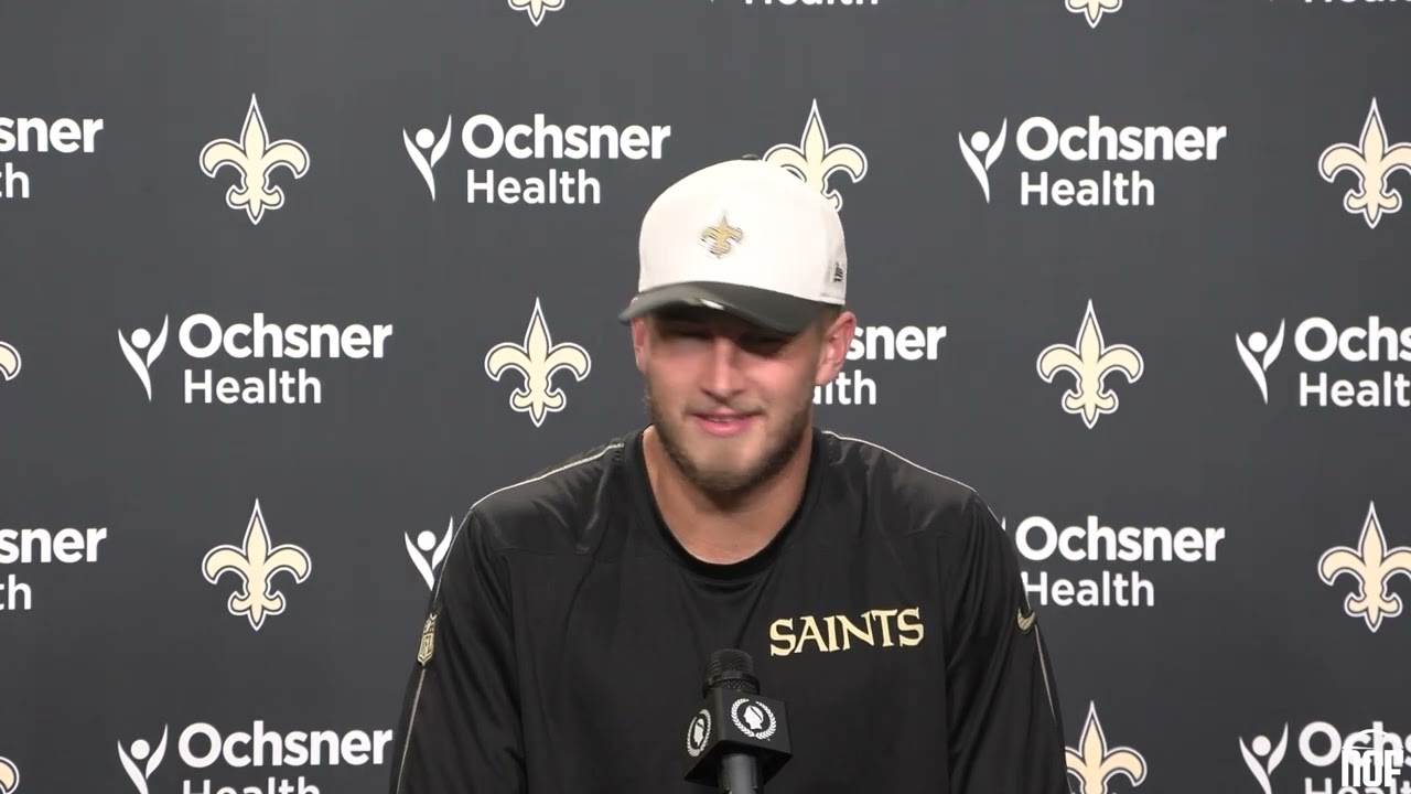 Saints QB Tyler Shough on handling criticism, learning to prepare as an NFL QB