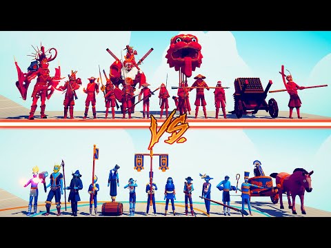 MEGA DYNASTY TEAM vs LEGACY TEAM - Totally Accurate Battle Simulator | TABS