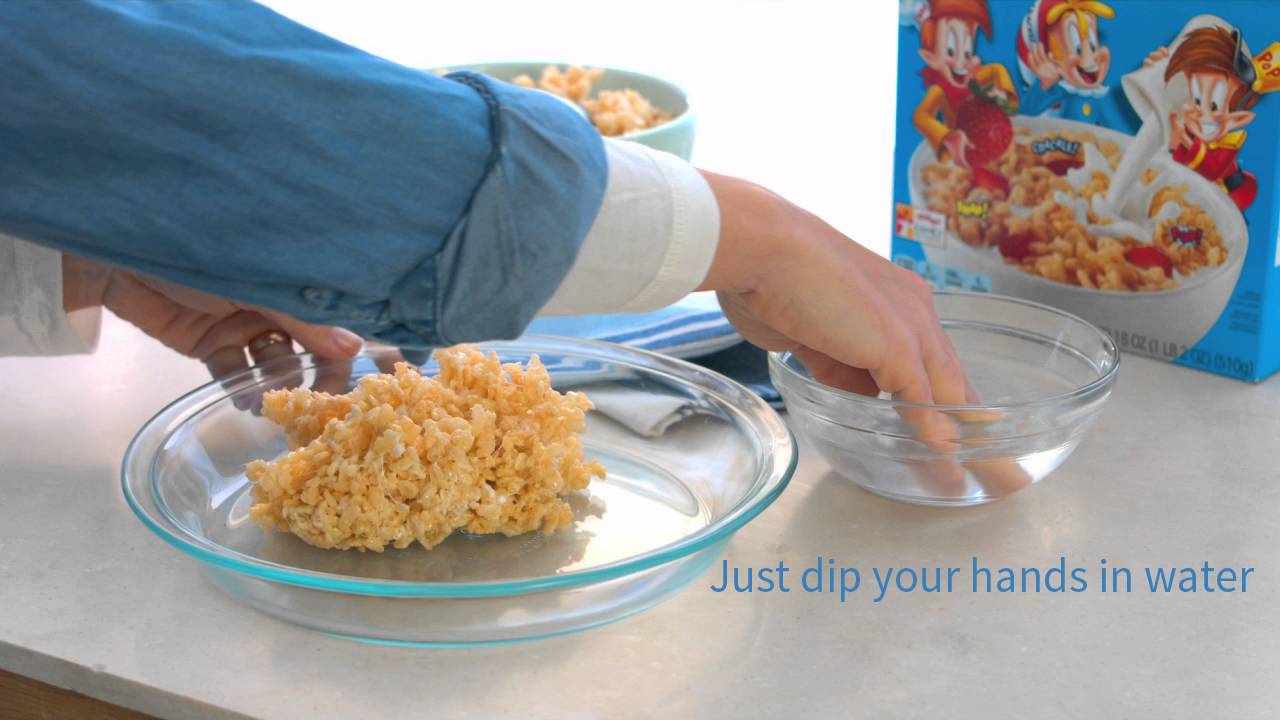 Rice Krispies® Treat Hack – No Sticky Fingers