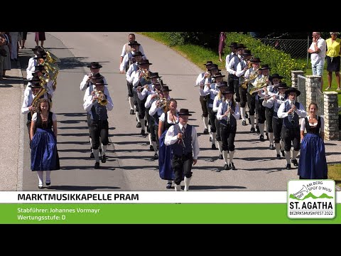 Marktmusikkapelle Pram | Bezirksmusikfest 2022 | St. Agatha | Blasmusik
