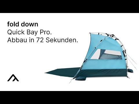 qeedo | Quick Bay Pro. Abbau in 72 Sekunden - Fold Down