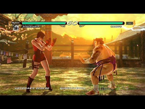 Nina RED ​VS Ganryu - Tekken 6 ( Uchiha x24 ) PS3