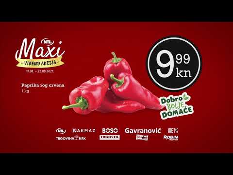 MAXI VIKEND AKCIJA 19. - 22.08.2021.