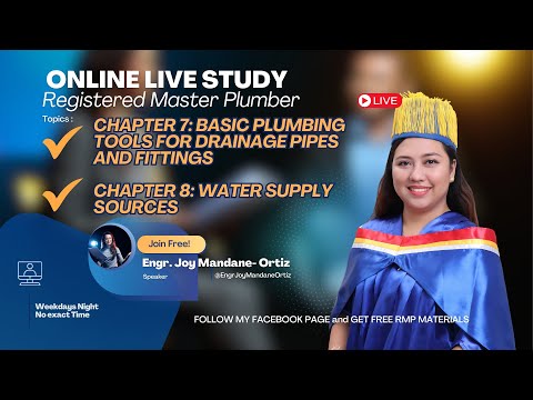 RMP CHAPTER  7 & 8:  BASIC PLUMBING TOOLS FOR DRAINAGE PIPES AND FITTINGS & WATER SUPPLY SOURCES