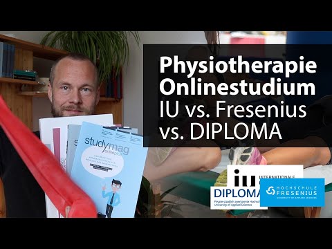 Distance learning in physiotherapy: DIPLOMA vs. IU vs. Fresenius – Bachelor's degree in 3 semesters