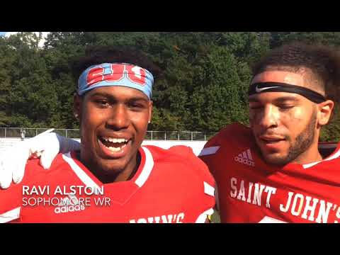 Interview w/SJU Football's Fasching, Alston & Pietruszewski - 2019 Gustavus