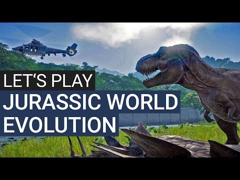 Jurassic World Evolution Deutsch - Let's Play Jurassic World Evolution Gameplay German