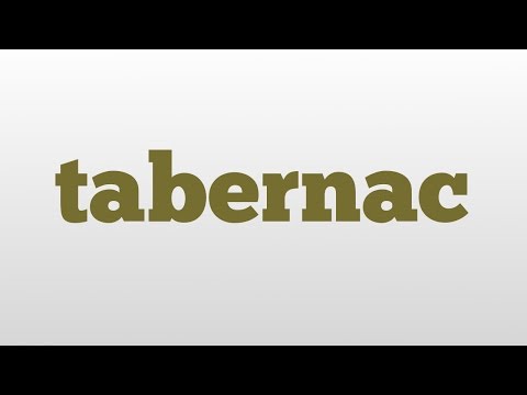 tabernac meaning and pronunciation