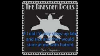 Dresden Dolls - My Alcoholic Friends [Lyrics]