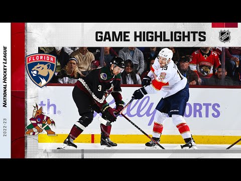 Panthers @ Coyotes 11/1 | NHL Highlights 2022