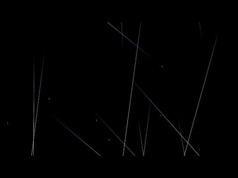 Club Visuals 877 - Blue light streaks vj loop