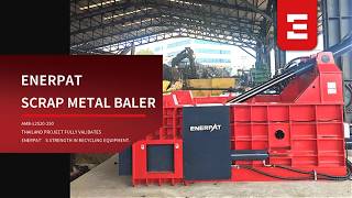 جديد ماكينة كبس الخردوات المعدنية Enerpat AMB-L1480-160 Metal Recycling Baler Machine | صورة 4 - Machineryline