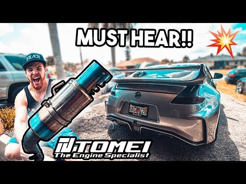 THE GREATEST EXHAUST!! Tomei Ti 370Z INSTALL