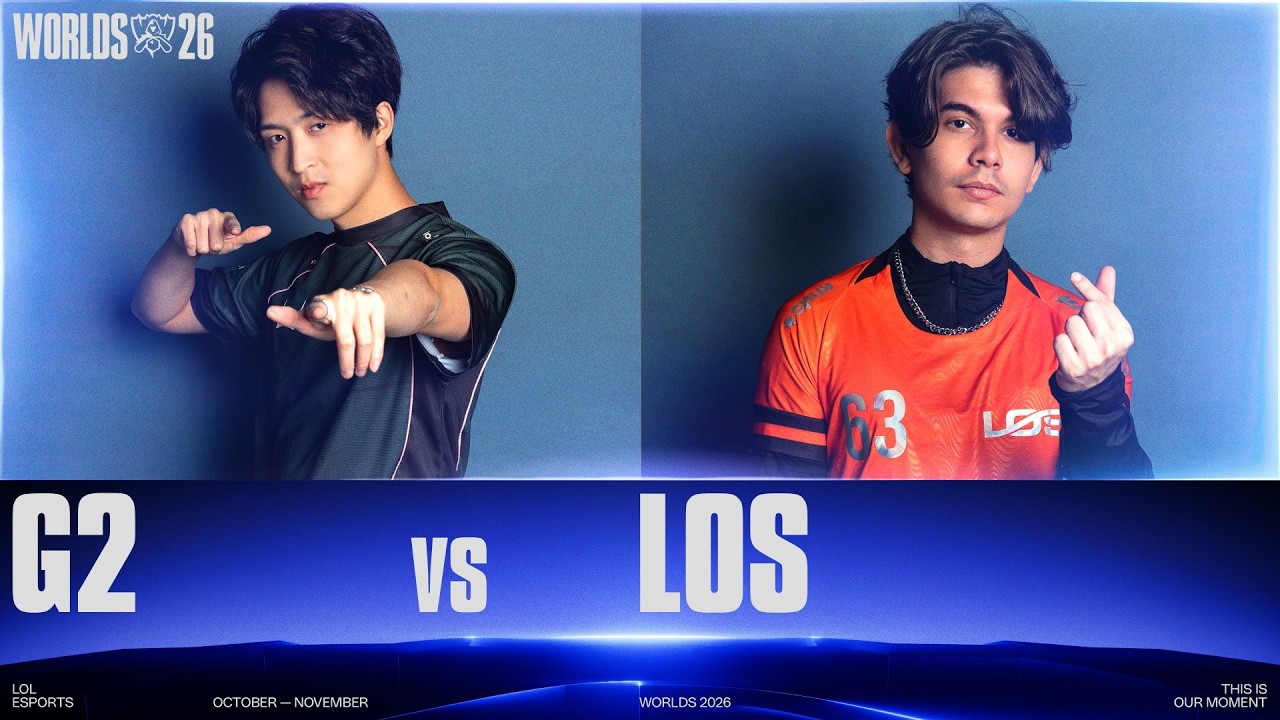 Vídeo: 🎬 G2 vs. LOS  | WORLDS 2026 | Swiss Stage | Day 06