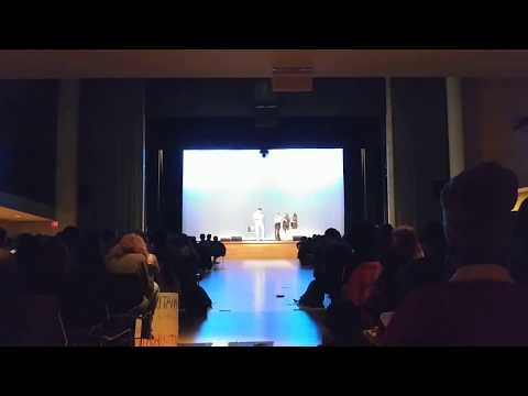 Nimesh Patel getting kicked off the stage at Columbia