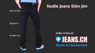 preview picture of video 'Nudie Jeans Slim Jim Jeans Fit Videos von JEANS.CH'