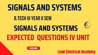 Unit IV Laplace and Z transform sample questions