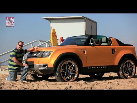 Land Rover DC100 Defender Santa Monica Beach drive - Auto Express